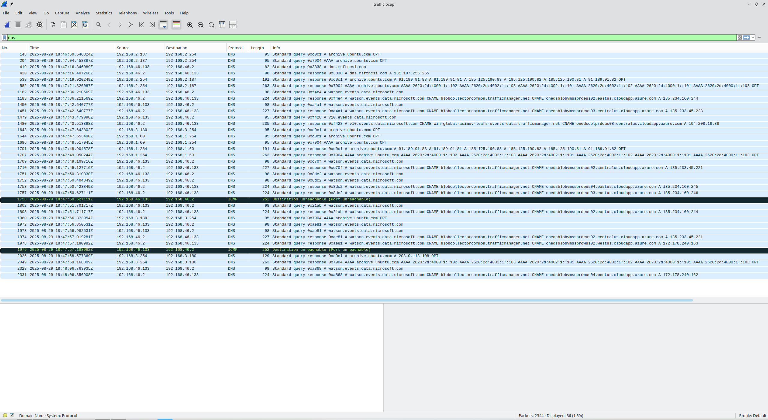 Filtering by DNS