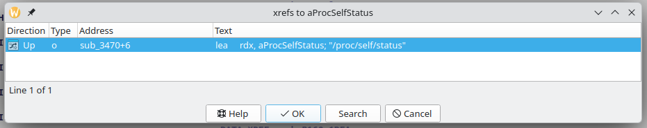 IDA Strings References